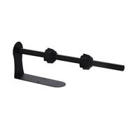 Flaroey Paper Towel Holder, Under Cabinet Paper Towel Holder with Damping Function, Wall Mount Self Adhesive or Drilling Black