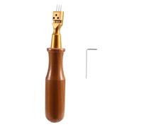 Flaroey Piano Tuning Tool with Wood Handle Mallet Hammer Wrench Tuning Lever Piano Maintenance Tool
