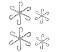 Flaroey Plant Stem Support, Acrylic Plant Climbers Stem Holders Reusable Plant Growth Accessories Stakes for Growing Plants C