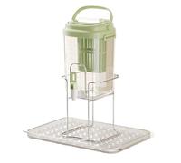 Flaroey Plastic Beverage Dispenser Refrigerator Juice Water Pitcher Filter Drink Container for D