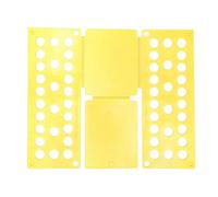 Flaroey Plastic Clothes Folding Board Kids Laundry Folder Shirt Folding Board Home Storage Tool for Kid Children Adults Yellow
