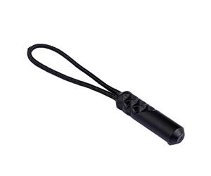 Flaroey Plastic Zipper Puller, Plastic Puller, Climbing Zipper Tail Rope, Backpack Zipper Rope Black