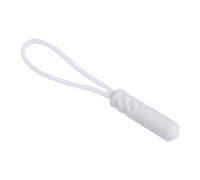 Flaroey Plastic Zipper Puller, Plastic Puller, Climbing Zipper Tail Rope, Backpack Zipper Rope White