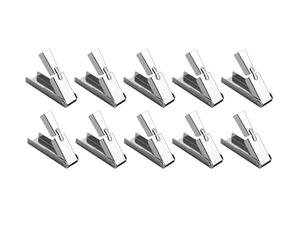 Flaroey Professional Stainless Steel Crawfish Tail Remover and Shelling Tool, 10 Pieces Set