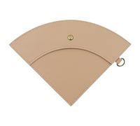 Flaroey PU Leather Coffee Filter Paper Storage Bag for Coffee Dripper Waterproof Coffee Filters Holder Pouch Camping Supplies,D