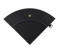 Flaroey PU Leather Coffee Filter Paper Storage Bag for Coffee Dripper Waterproof Coffee Filters Holder Pouch Camping Supplies,B