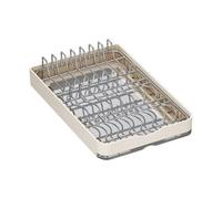 Flaroey Pull Out Kitchen Cabinet Organizer Slide Out Dish Rack with Drainboard Drawer Organizer for Kitchen Living Room C