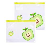 Flaroey Reusable Food-Grade Transparent Storage Bag Seal Container with Fruit and Vegetable Storage Bag L+M