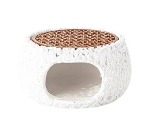 Flaroey Rock Material Round Plate Insulation Base for Dining Room Nsulation Base for Kitchen & Dining Room B