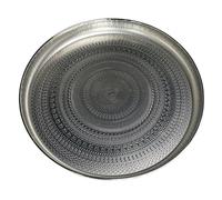 Flaroey Round Tray, 13inch-Serving Tray, Luxury Decorative Tray, Coffee Table Tray, Jewelry Tray Easy Install Easy to Use Silver