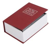Flaroey Safe for Money and Jewelry That Imitates the Look of A Book and is Perfect for Home and Office Easy to Use (Mini Red)