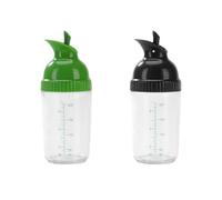 Flaroey Salad Dressing Container, Salad Dressing Bottles Salad Dressing Shaker Prevent Leakage Salad Dressing Jar with Lid C