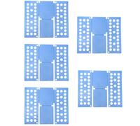 Flaroey Shirt Folding Board, Space Saving Clothes Folder,Shirt Folding Auxiliary Board Clothes 5pcs