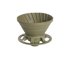 Flaroey Silicone Foldable Coffee Dripper Reusable with Holder Coffee Filter Cup Space-Saving Foldable Coffee Funnel Outdoor,B