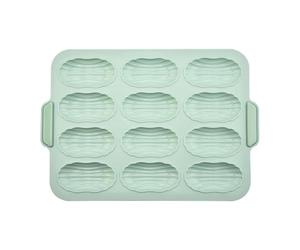 Flaroey Silicone Mold Baking Mold Bread Baking Tray Nonstick Cake Mold Pans Bread Baking Tool,12-Grid Pie Mold