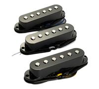 Flaroey Single Coil Pickups Guitar Pickups Plastic Wire Clip Flat Pickups Musical Instrument Accessories Black