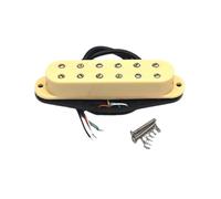 Flaroey Single Pickup Mini 12 Point Pickup Small Double Track Pickup Four-Core Wire Pickup Yellow
