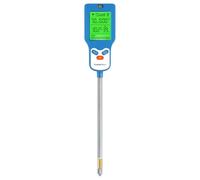 Flaroey Soil 6-in-1 PH Meter Multi-Function Digital Soil PH Tester Large Screen Digital Display Test Value PH Meter