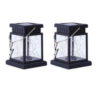 Flaroey Solar Hanging Lantern Outdoor, Candle Effect Light, Garden Light Night Light Waterproof Pendant Light C