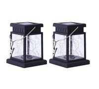 Flaroey Solar Hanging Lantern Outdoor, Candle Effect Light, Garden Light Night Light Waterproof Pendant Light A