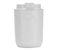 Flaroey Stainless Steel Coffee Cup Travel Cup Double-Wall Vacuum Cup Reusable Hot Water Cup 220ml White