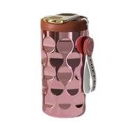 Flaroey Stainless Steel Mug Ceramic Liner Thickened High Values Water Cup Portable Cup Car Coffee Cup Pink