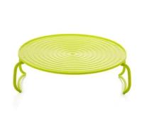 Flaroey Steaming Tray Double-Layer Rack Steaming Tray Double-Layer Rack Bowl Rack Storage Rack Green