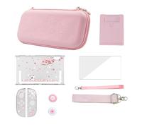 Flaroey Storage Bag Drop-Proof Waterproof Girly Heart Bursting for Switch NS2 Accessorie