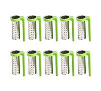 Flaroey Tea Infusers Strainers Sieve Stainless Steel Infusers Teaware Tea Leaf Filter Diffuser Infusor Grass Easy Install Green