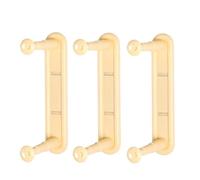 Flaroey Telescopic Clothes Rack Receiver Wall-Mounted Clothes Rack Storage Artifact Non-Punching Telescopic Storage Rack Yellow