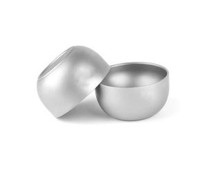 Flaroey Titanium Cup Pure Titanium Double Layer Tea Cup 45ml Outdoor Camping Portable Tea Set for Camping Hiking Backpacking Home 2PCS Tea Cup