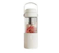 Flaroey Transparent Glass Coffee Mug Multi-Use Drinkware for Coffee Includes Tea Filter A