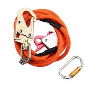 Flaroey Tree Climbing Rope, 1/2inch X 12ft Steel Core, Adjustable Flip Line for Climbers