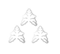 Flaroey Turtle Bamboo Clamp Set, Plant Stem Plastic Support, Flower-Shaped Green Plant Leaf Holder Turtle Shell Bamboo 3pcs B