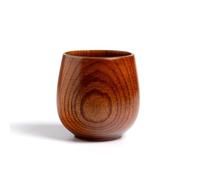 Flaroey Wooden Cup Solid Wood Cup Solid Wood Water Tea Cup for Kitchen Living Room High Guality B