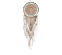 Flaroey Woven Round Dream Catcher with Tassel for Bedroom Hanging Decoration Cute Pendant for Home Decor,B Dream Catcher 1 PCS