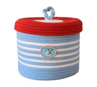 Flaroey Woven Storage Basket Living Room Desktop Sundries Storage Basket Toy Storage Box B