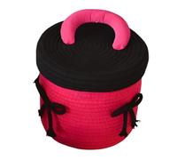 Flaroey Woven Storage Baskets Living Room Desktop Sundries Storage Baskets Toy Storage Boxes Furniture Decoration Racks Rose Red