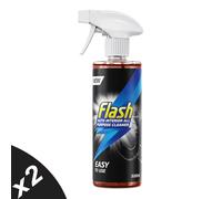 FLASH All-Purpose Car Interior Cleaner Spray Safe for All Surfaces 2x500ml