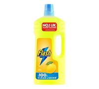 Flash All-Purpose Crisp Lemon Floor Cleaner, Fast Acting, Delightful Crisp Lemon Scent, Brilliant Shine, Easy To Use, Dirt And Grease Removal, Multi-Surface Versatility, 1.5L