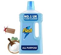 Flash All-Purpose Floor Cleaner, Bicarb of Soda, Eucalyptus Scent, Plant-Based Ingredient, 1 Litre