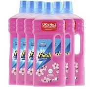 Flash All Purpose Multi Surface Cleaner, Floor Cleaner Liquid, Cherry Blossom, 7.8 Litres (1.3 L x 6)