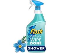 Flash All Purpose Multi-Surface Cleaner Liquid | Floor, Kitchen & Bathroom Cleaner (Flash Spray Wipe Done Shower 800ml)
