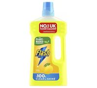 Flash All Purpose Multi-Surface Floor & Kitchen Cleaner Crisp Lemon, Cherry Blossom & Lavender 950ml-1.5L Cuts Grease, Removes Dirt, Leaves Fresh Scent No Bleach Yellow - 1 Pack (950ml)