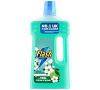 Flash All Purpose Multi-Surface Floor & Kitchen Cleaner Crisp Lemon, Cherry Blossom & Lavender Cuts Grease, Removes Dirt, Leaves Fresh Scent No Bleach Green - 1 Pack (1000ml)