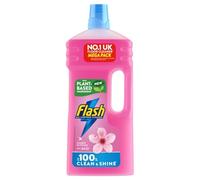 Flash All Purpose Multi-Surface Floor & Kitchen Cleaner Crisp Lemon, Cherry Blossom & Lavender Cuts Grease, Removes Dirt, Leaves Fresh Scent No Bleach, Streak-Free Pink - 1 Pack (950ml)