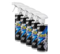 Flash Alloy Wheel Cleaner Spray Removes Dirt Grime & Brake Dust 5X500Ml