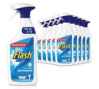 Flash Bathroom Cleaner Spray, Long Lasting Shine, Fresh, 7.5 Litres (750 ml x 10)