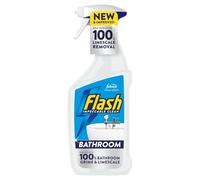 Flash Bathroom Cleaning Spray 800ml Powerful Multi Surface Cleaner for Limescale Soap Scum and Bathroom Dirt Fast Acting Spray Leaves Long Lasting Shine Ideal for Tiles Sinks Taps and Showers