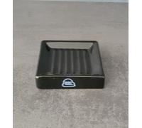 Flash Black Soap Dish Soap Holder Stoneware With Glossy Surface